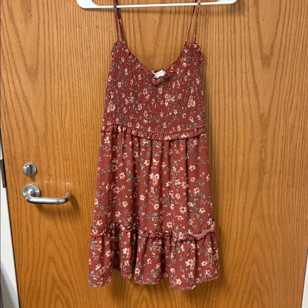 Floral Spaghetti Strap Dress